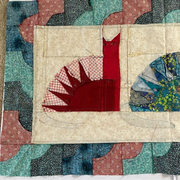 Handmade Quilted Cat Panel - Picture 8 of 11